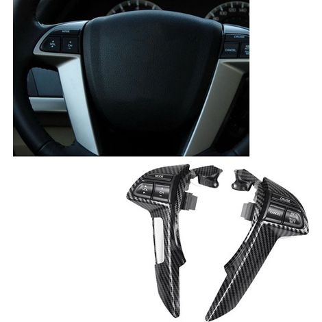 Une paire de boutons multifonctions avec cadre perforé pour volants Honda Accord 08-12 (1/4)