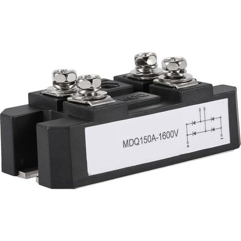 1pc 150A / 1600V Module monophasé modulaire monophasé 4 pinces, MDQ (1/5)