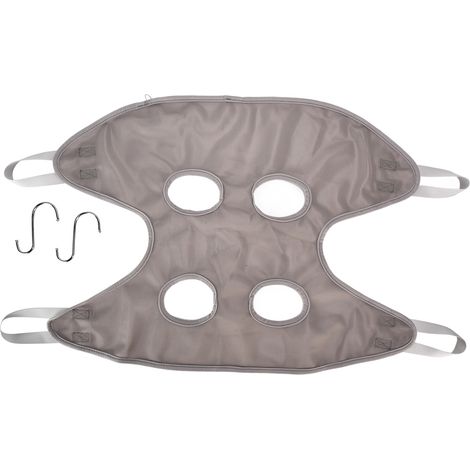 Dog Grooming Sling Multifunctional Pet Grooming Hammock Helper for Bathing Washing Grooming and Trimming NailGrey M