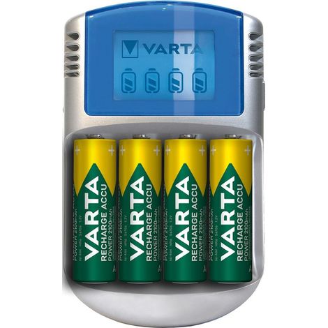 Varta Cons.Varta Ladegerät LCD Charger inkl.4AA+12V+USB 57070(4x5716)
