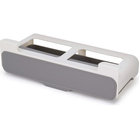Porte-épices sous étagère Joseph Joseph CupboardStore™, design extractible, peut contenir 7 pots à épices de, installation facile avec du ruban adhésif 3M™, gris. (1/4)
