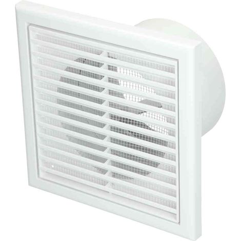Grille de ventilation Ø 125 mm avec raccord rond