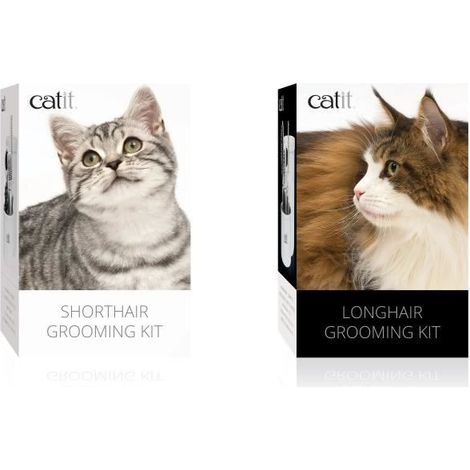 CAT IT Trousse de toilettage a poil long - Blanc - Pour chat (1/5)