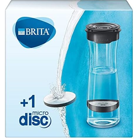 Brita Fill & Serve Mind Wasserfilterflasche Dunkelgrau 1,3L (1/3)
