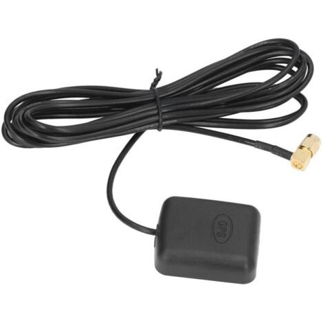 Antenne GPS Active 25dBi Étanche avec Connecteur SMA Coudé pour Navigation Véhicule et Annonceur d'Arrêt de Bus