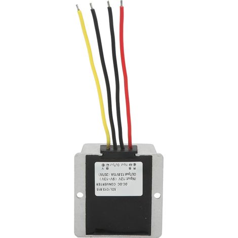 Convertisseur élévateur de tension CC/CC étanche, boîtier en aluminium, 12 V (9-13 V) vers 13,8 V, 15 A (1/5)