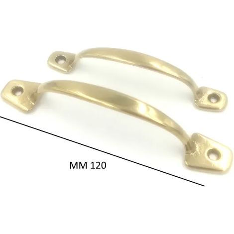 MANIGLIA COTTALI OTTONE LUCIDO ART. 3.2510.12 INTERASSE MM.120