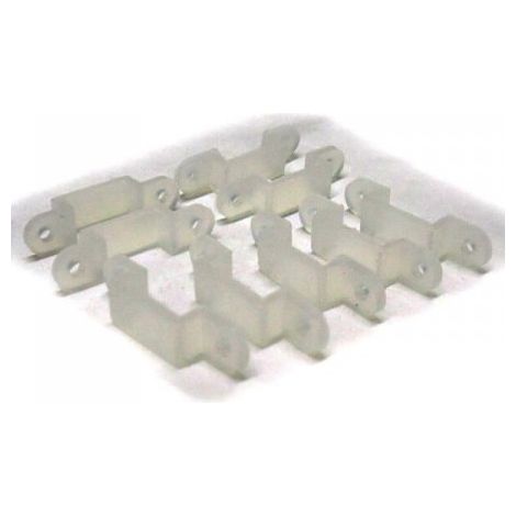 20 PZ Clip Per Fissare Bobina Striscia Led Impermeabile Da 8mm Di Larghezza