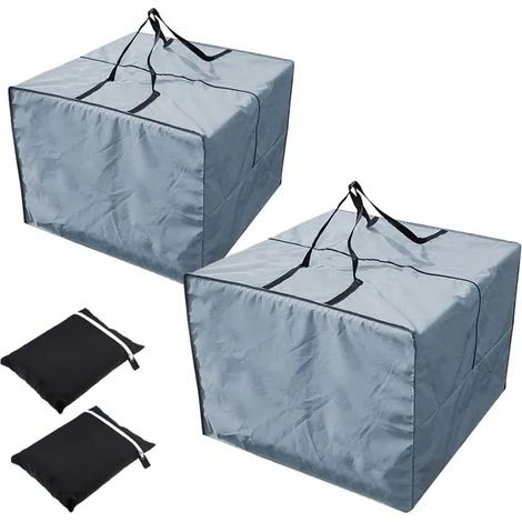 Sacs de rangement carrés pour mobilier de jardin, tapis de jardin, sacs de rangement imperméables,housses de chaise Oxford pour