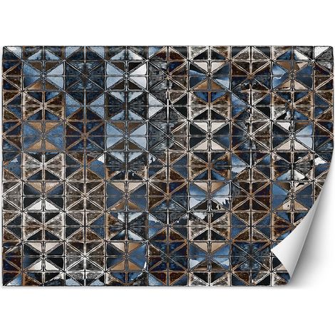 Papier peint Carreaux de verre mosaïque bleus 350x245 (1/5)