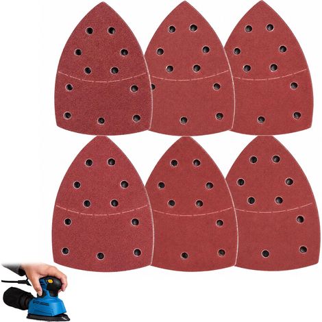 60 Abrasifs pour Ponceuse 152 x 105 mm, 6 Grains, pour Ponceuse électrique (1/5)