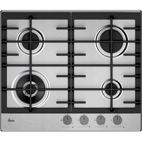 Hoover H-HOB 300 GAS HHG6BF4C3X Acero inoxidable Integrado 60 cm Encimera de gas 4 zona(s) (1/5)