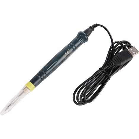 Fer à souder électrique USB portable 5V 8W pour la réparation et le soudage de circuits imprimés SMD (DIY) (1/5)