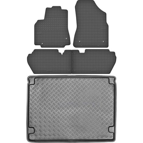 Citroën Berlingo II Kombivan (2008–2018) – SET: Gummifußmatten + Kofferraummatte