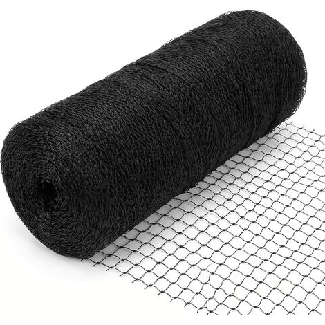 10 m x 10 m Filet Anti Oiseaux, Filet Poulailler Noir, Filet Protection Oiseaux Filet Anti Pigeon RéUtilisabl pour Protéger Jardin Cerisier et Fraisier du Préjudice(Mailles 5 X 5 cm) (1/5)