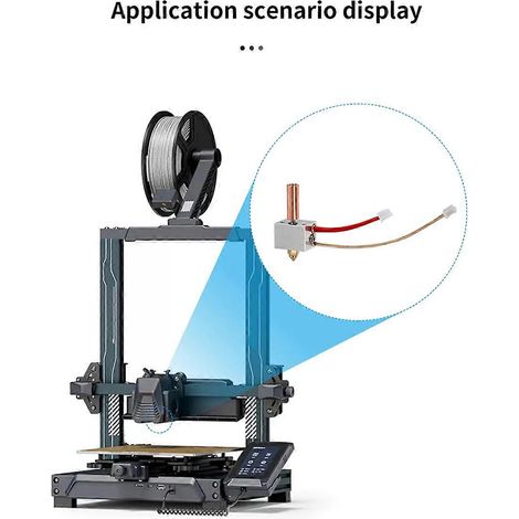 Bloc chauffant à thermistance pour buse Neptune 4 Hotend 24 50W (1/5)
