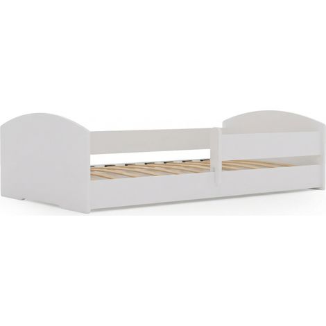 Letto Montessori per bambini LEO 140x70 - letto basso con ringhiera