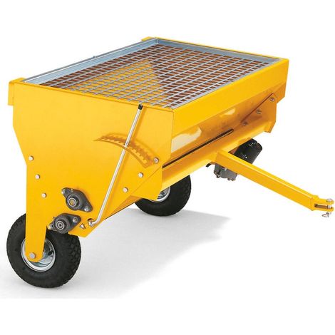 Epandeur de sel électrique 100 cm ORIGINAL tracteur de pelouse CASTELGARDEN TC HIGH END 122 cm