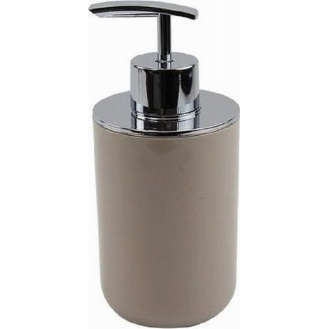 Trade Shop - Dosificador De Jabón Líquido Gris Paloma Plata De Recambio Accesorios De Baño 69465 - (1/2)