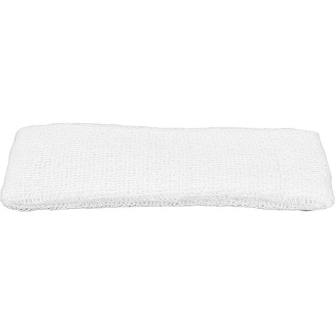 Bandeau Élastique Sport en Coton-Polyester pour le Running, Fitness et Yoga - Blanc (1/5)