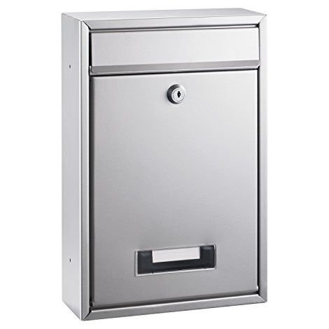 Alco 8601 - Cassetta delle lettere verniciata circa: 31 x 36 x 15 cm, argento, Argento, 8602 (1/3)
