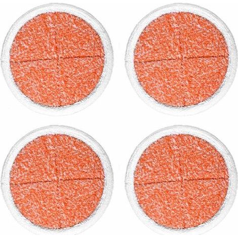 4 Paquets Remplacement des Tampons de Vadrouille à Frotter Robuste pour Spinwave 2039A 2124 Vadrouille à Plancher Dur Motorisée (1/5)