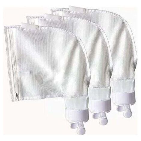 ALLIANDISForehill – Lot de 3 sacs filtrants en maille nylon pour nettoyeurs Polaris 280 480 – Fermeture éclair – Installation rapide – Modèles K13 K16 (1/5)