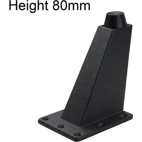 Pieds de support inclinés réglables en alliage d'aluminium pour meubles, adaptés aux canapés et aux tables basses, 92 mm. (1/5)