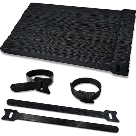 Attache Câble Scratch Serre Cable Bande Sangle Réutilisable Câble Management Couper Ranger Organiser Câbles Bande Hook (1/5)