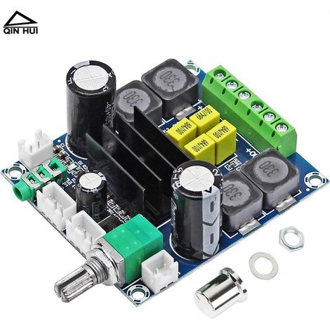 Carte d'amplificateur audio numérique haute puissance XH-M568, amplificateur TPA3116D2, carte d'amplificateur pour haut-parleur 50 W x 2 (1/4)