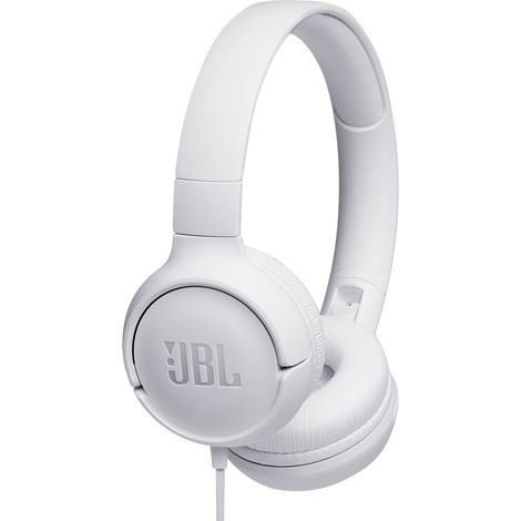 JBL Tune 500 Cuffia Cablato A Padiglione Stereo Microfono Bianco (1/5)