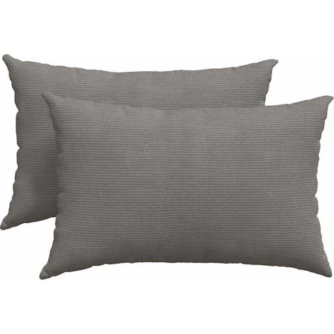 Maison Exclusive - Cuscini da Divano 2 pcs Grigio chiaro 60 x 40 cm
