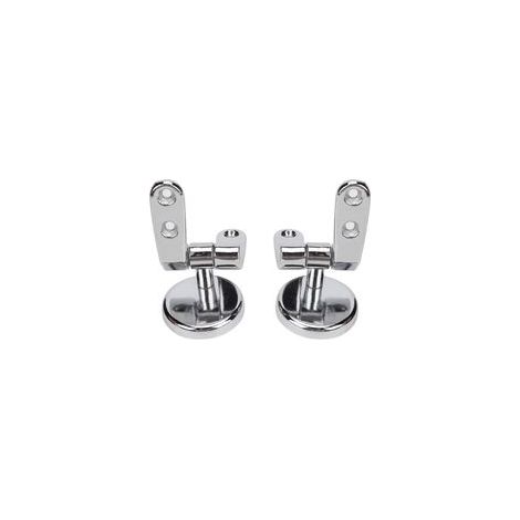 Fixations de Couvercle de Toilette, Ensemble D'outils Universels de Fixations de Siège de Couvercle de Couvercle de Toilette Charnières de Sièges de Toilette pour la Réparation de Siège de Toilette, (1/5)