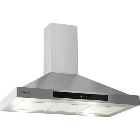 Zelda 90 Hotte aspirante 210W 3 vitesses 650m³/h LED classe B - inox