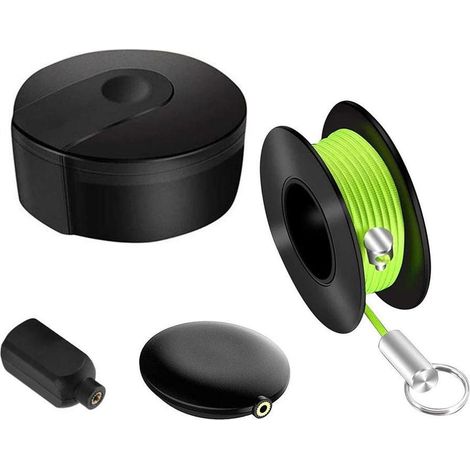 Ensemble de pêche de câble magnétique pour installation électrique et jardin, outil de tirage de fils avec aimant, système professionnel pour passer les gaines.