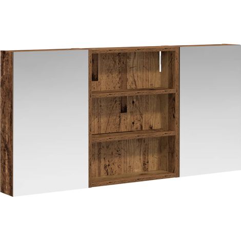 Maison Exclusive - Badezimmerschrank-Set 3 pcs 100 x 10,5 x 50 cm