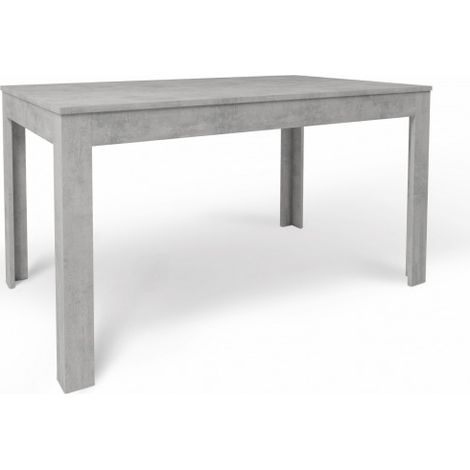 Table extensible 140+60L x 80P x h75 – Finition ciment – Sarmog (1/3)