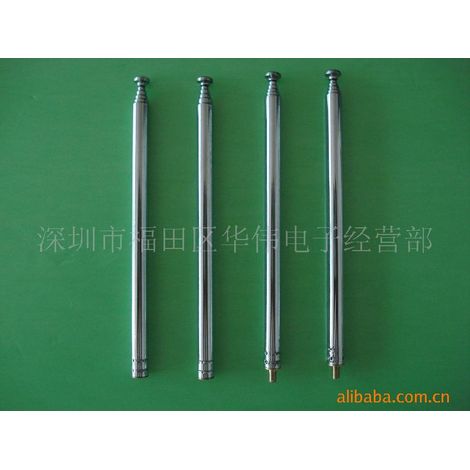 Supply 6A6B-6 internal thread antenna for remote control cars and instruments antenna folds up 108mm, unfolds 495mm.