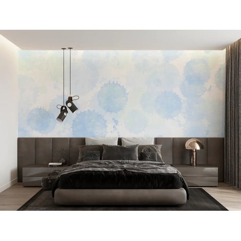 Papier Peint Enfant - Nuances Pastel en Aquarelle - 300 x 250 cm (1/2)