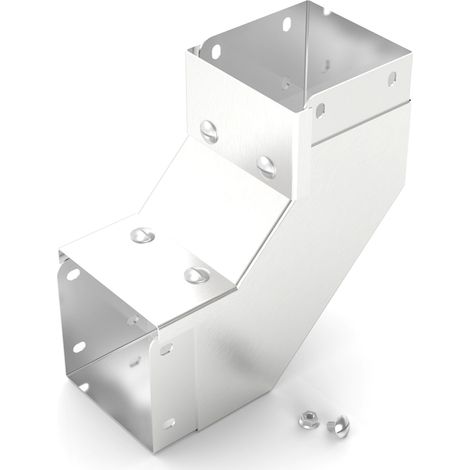 Couvercle interne coudé 90° RS PRO 75 x 75mm en Acier inoxydable 304 ( Prix pour 1 ) (1/3)