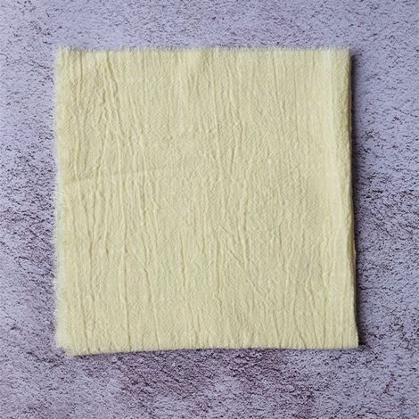 Lot de 10 serviettes de table réutilisables et lavables en tissu jaune (32 x 32 cm) pour mariages, fêtes et décoration de table (1/5)