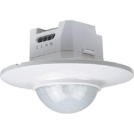Niko 25459 detector de movimientos empotrado blanco 360 grados