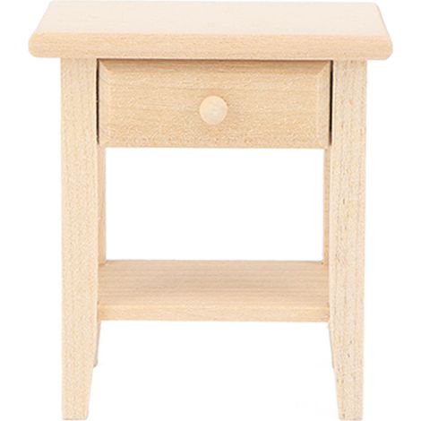 Meuble miniature 1:12 pour maison de poupée, buffet en bois, décoration étagère (1/5)