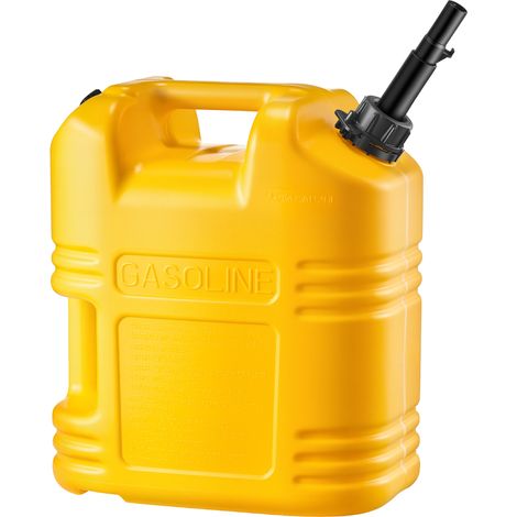 Mophorn Contenitore per Carburante 19 L, Serbatoio per Benzina con Beccuccio e Scala Trasparente, Portata Massima 0,25L/s, Compatibile con Auto, Moto, SUV, ATV, UTV, Colore Giallo, 1 Pezzo (1/5)