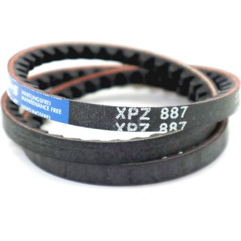 Courroie type trapézoïdale crantée XPZ887