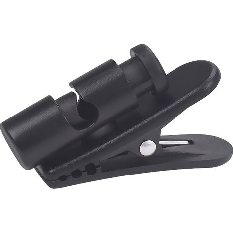 Ahlsen Kopfhörer-Clip, 2 Stück, schwarz, Kopfhörer-Headset, Headset-Kopfhörer, großer Klemmclip, Kabel-Clip-Haken für Kopfhörer-Headset (3,2 x 2 cm) (1/3)