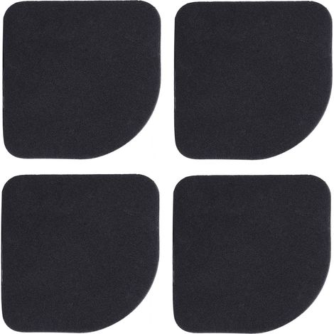 Lot de 4 tapis anti-vibrations en EVA pour lave-linge et réfrigérateur, protégeant les appareils électroménagers des rayures. (1/5)