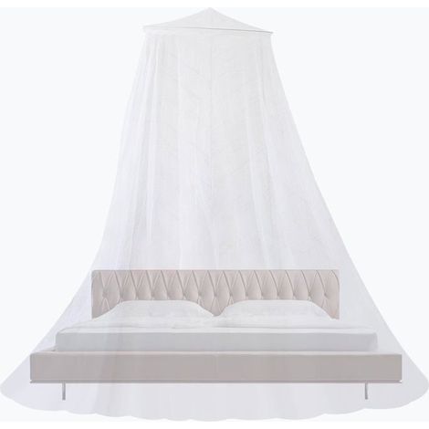 Moustiquaire Lit Grande pour Lit Bébé, moustiquaire pour intérieur ou extérieur, Adapté pour Lit Bébé,Blanc (1/5)