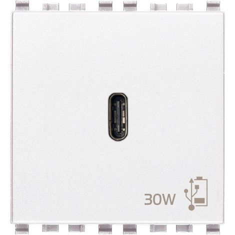 Alimentatore Usb C Pd 30W Bianco VIMAR 20298.B