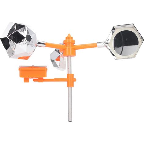 Rpulsif solaire sonore pour oiseaux blanc rotation 360 (1/5)